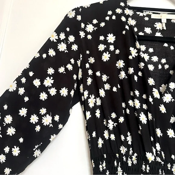 Maje Black and White Floral Maxi Dress - Picture 4 of 14